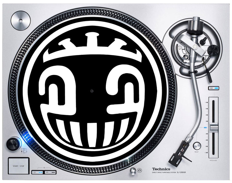 Spiral Tribe DJ Slipmat - Viny Turntable Technics Techno Festival Rave