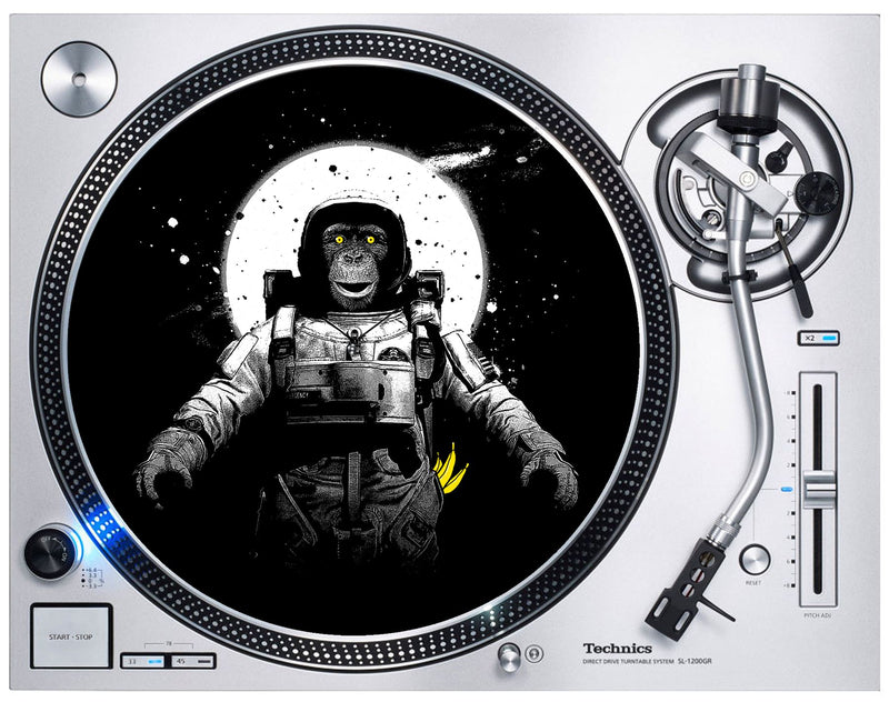 Astronaut Monkey DJ Slipmat - Chimp Vinyl Decks Turntables Technics