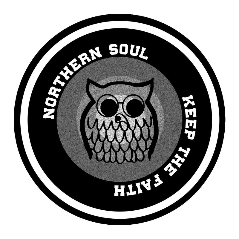 Northern Soul Keep the Faith Night Owl DJ Slipmat - Vinyl Technics Turntable Decks