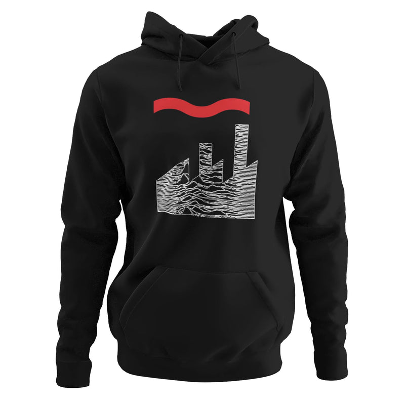 Factory Pleasures Hoodie - Factory Records Joy Division Tribute