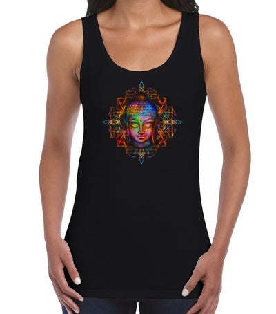 Electric Buddha Psychedelic Women's Vest Tank Top