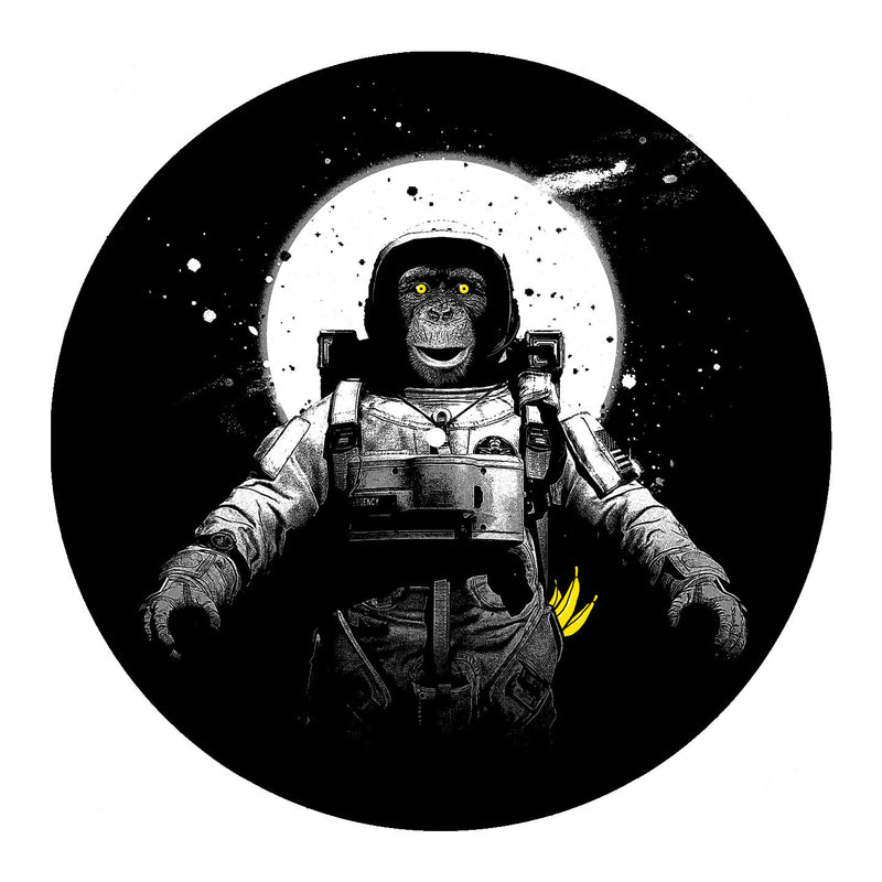 Astronaut Monkey DJ Slipmat - Chimp Vinyl Decks Turntables Technics