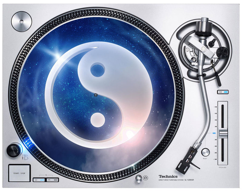 Yin & Yang Vinyl Turntable Decks DJ Slipmat - Technics