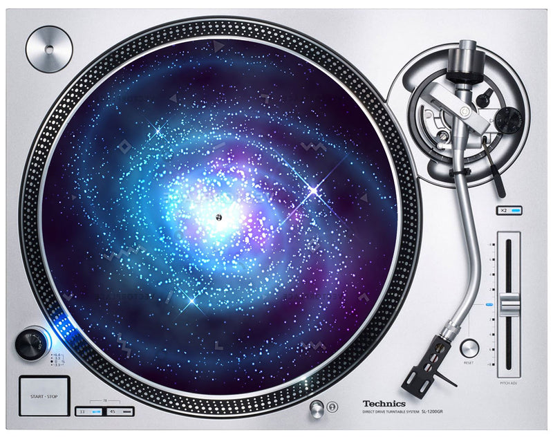 Spiral Galaxy DJ Slipmat - Technics Vinyl Turntable Decks