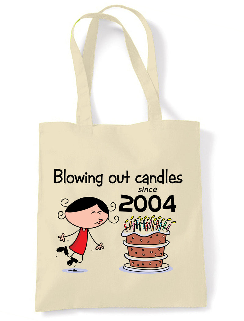 Blowing Out Candles Since 2004 21st Birthday Tote Bag