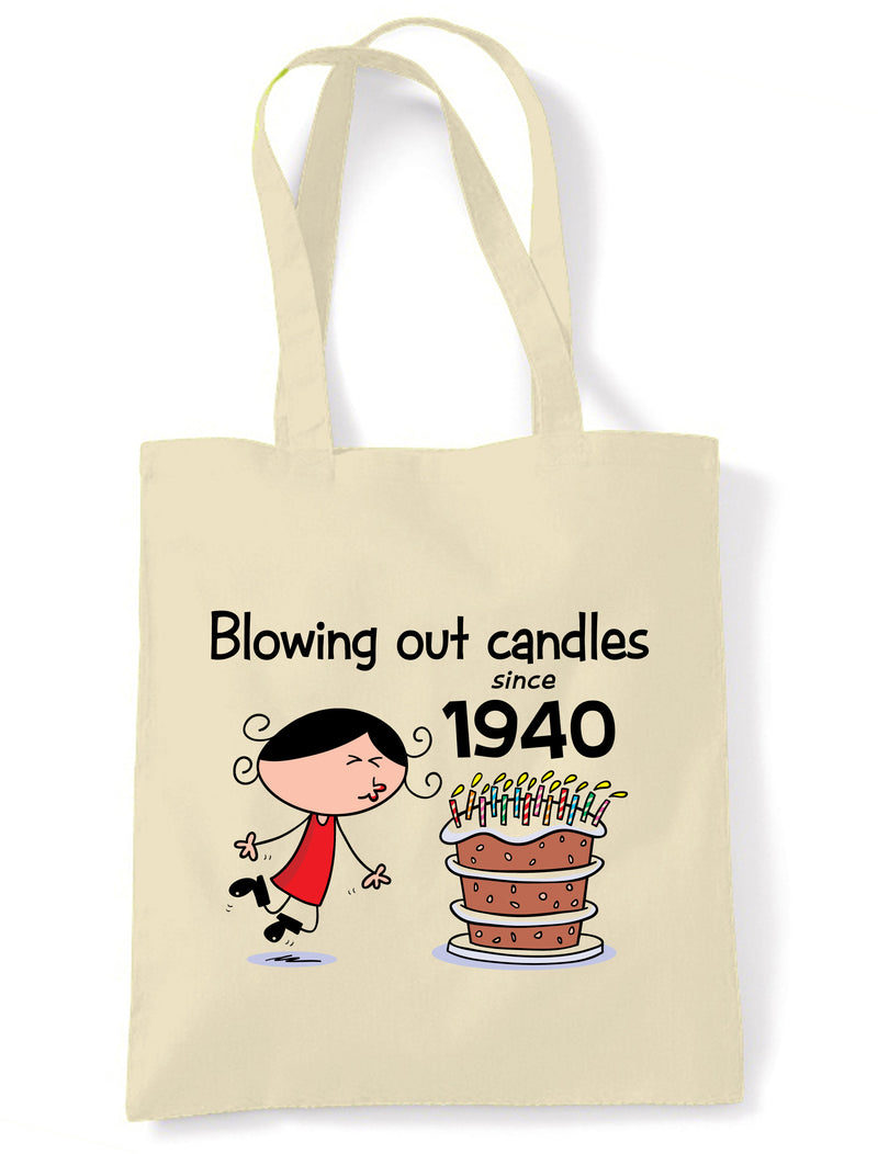 Blowing Out Candles Since 1940 85th Birthday Tote Bag