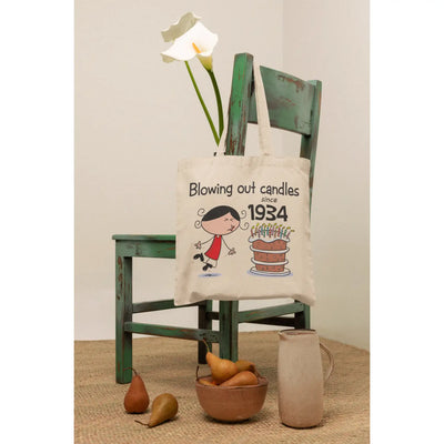 Blowing Out Candles Since 1935 90th Birthday Tote Bag