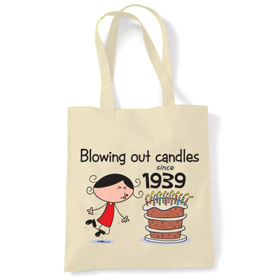 Blowing Out Candles Since 1940 85th Birthday Tote Bag