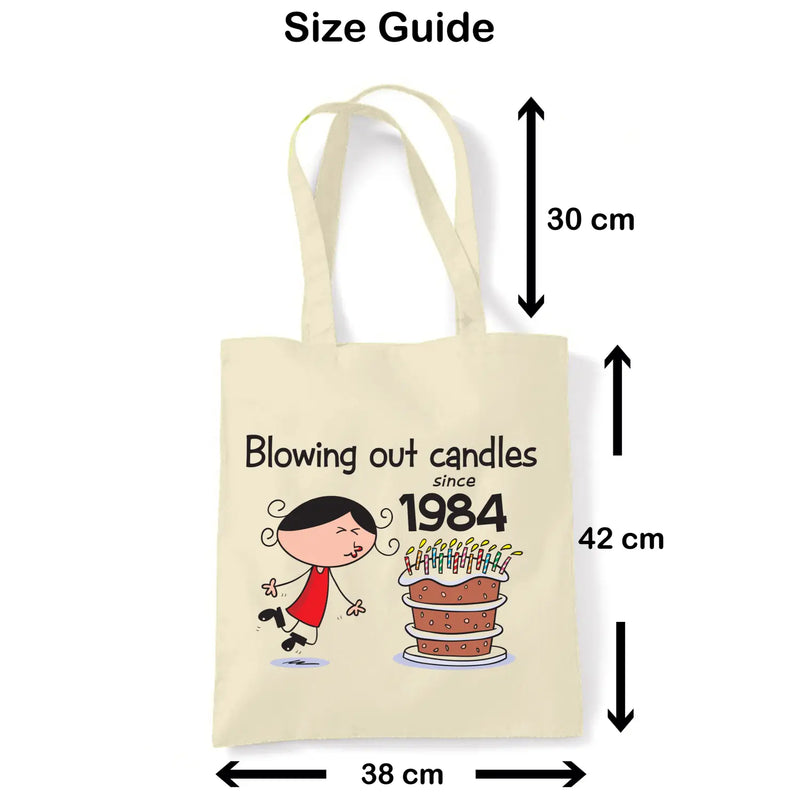 Blowing Out Candles Since 1985 40th Birthday Tote Bag