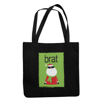 Brat Santa Christmas Tote Gift Bag - Charli XCX Brat