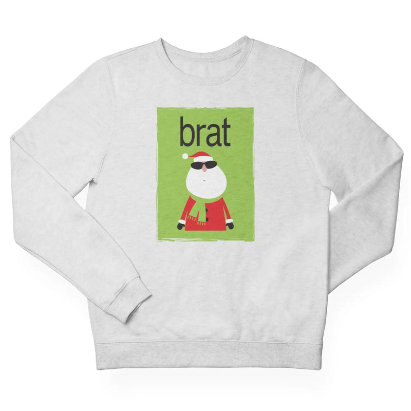 Brat Santa Women’s Christmas Jumper - Charli XCX Brat