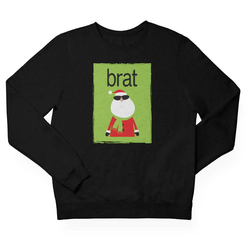 Brat Santa Women’s Christmas Jumper - Charli XCX Brat