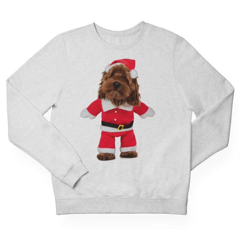 Cockapoo Santa Claus Women’s Christmas Jumper - Cockerpoo