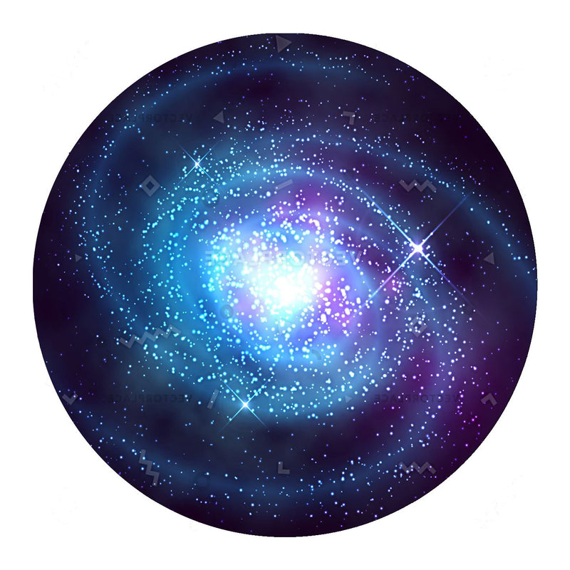 Spiral Galaxy DJ Slipmat - Technics Vinyl Turntable Decks