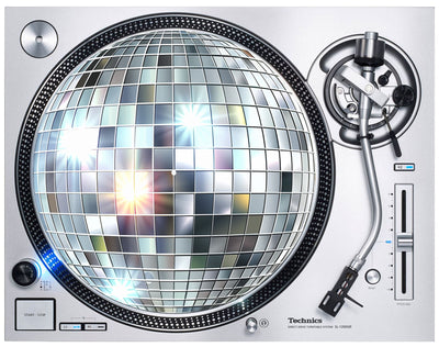 Shiny Disco Ball DJ Slipmat - Soul Funk House Dance Music Rave Techno