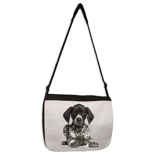 German Short Haired Pointer Laptop Messenger Bag