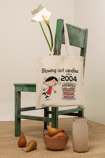 Blowing Out Candles Since 2004 21st Birthday Tote Bag