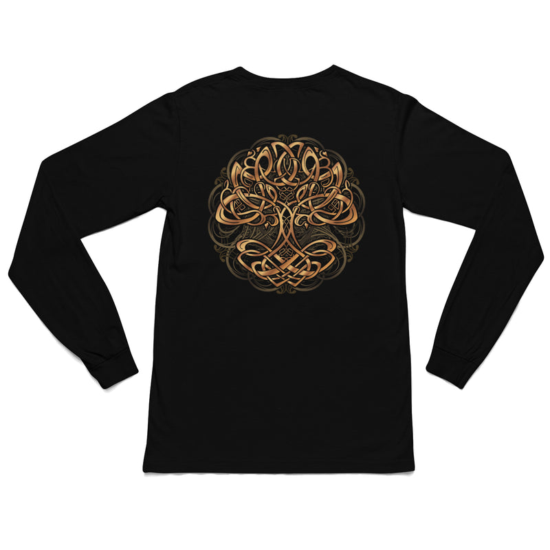 Yggdrasil Tree of Life Long Sleeve T Shirt - Viking Norse Pagan