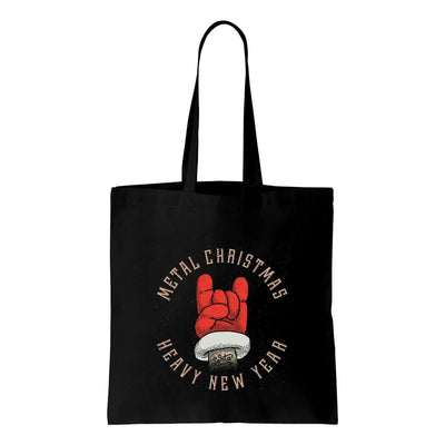 Metal Christmas Heavy New Year Shoulder Shopping Tote Bag