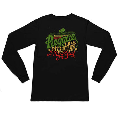 Reggae Rhythm of My Soul Long Sleeve T-Shirt - S - Long