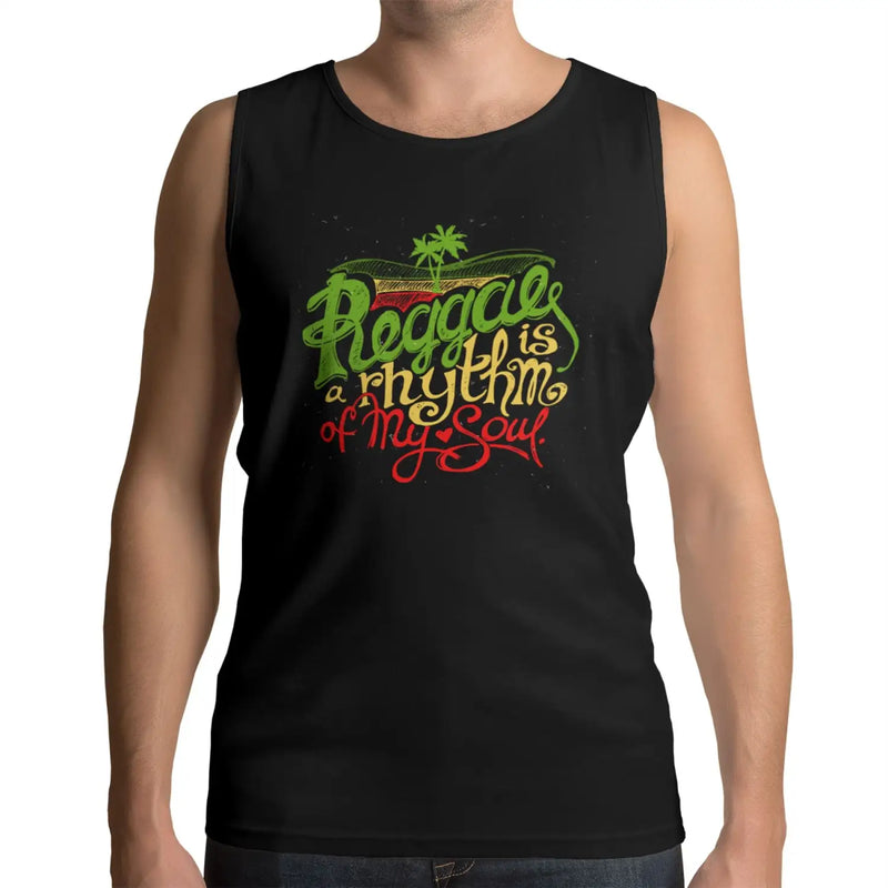 Reggae Rhythm of My Soul Men’s Vest Top - S - Mens Vest Top