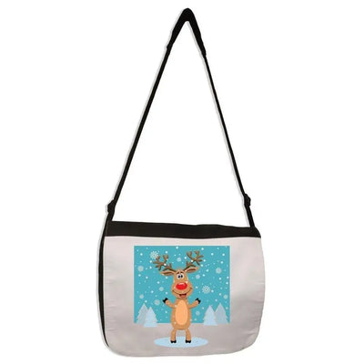 Rudolph The Red Nosed Reindeer Laptop Messenger Bag