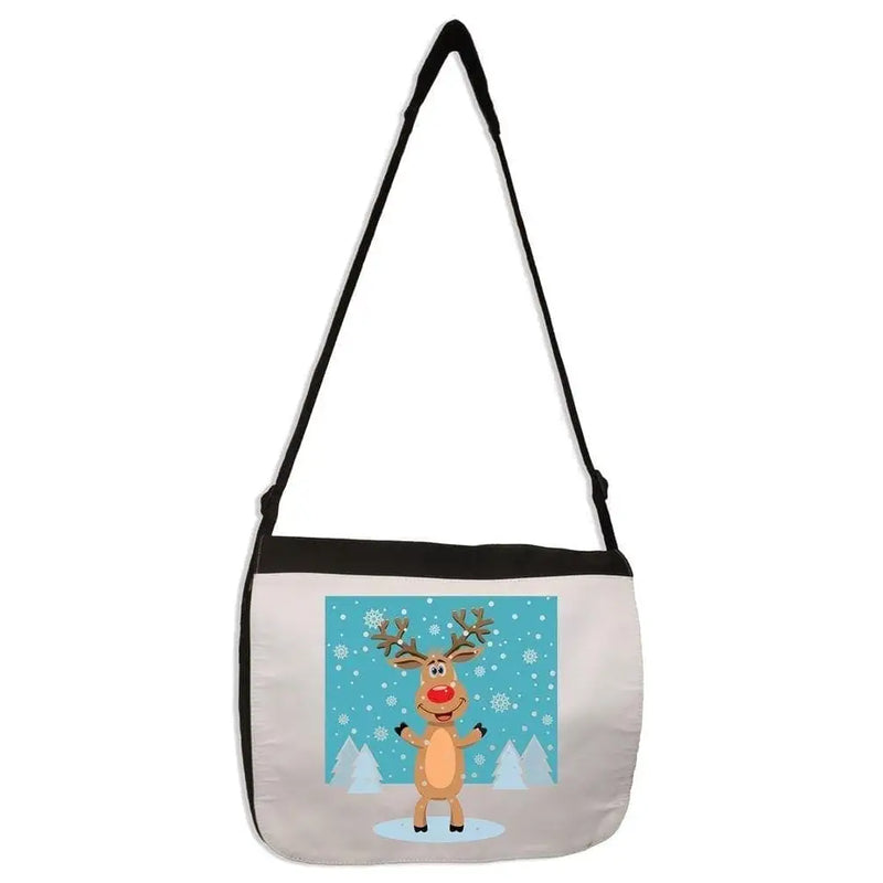 Rudolph The Red Nosed Reindeer Laptop Messenger Bag