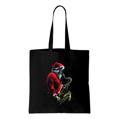 Santa Claus Christmas Saxaphone Cool Jazz Shoulder Shopping