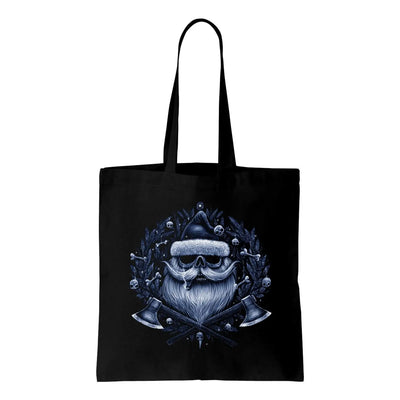 Viking Gothic Santa Claus Christmas Shoulder Shopping Tote