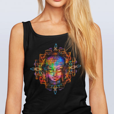 Electric Buddha Psychedelic Women's Vest Tank Top